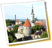 Giro panoramico della città - Estonia, tempo, telefono cellulare il codice, galleria fotografica