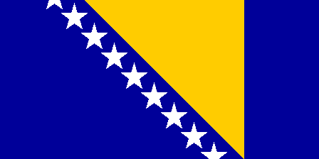 Bandiera nazionale, Bosnia Erzegovina