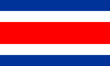 Bandiera nazionale, Costa Rica