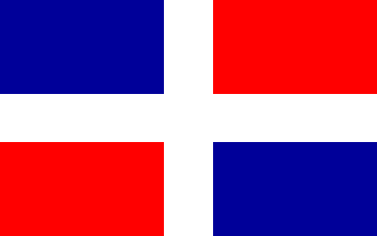 Bandiera nazionale, Repubblica Dominicana