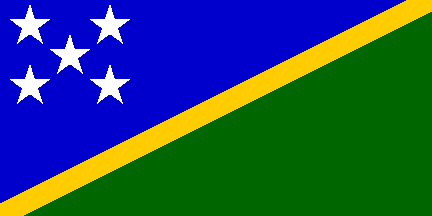 Bandiera nazionale, Isole Salomone