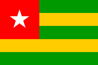 Bandiera nazionale, Togo