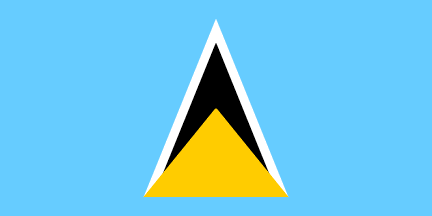 Bandiera nazionale, Saint Lucia